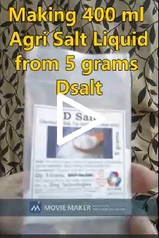 Video of making 400ml Salt Liquid from 5 grams Dsalt