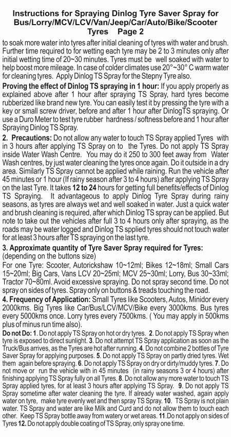 Dinlog TS User Instructions P2